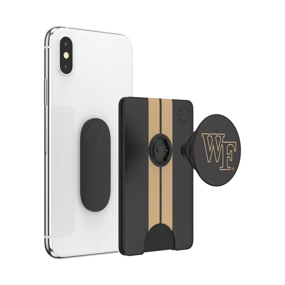 slide 3 of 4, NCAA Wake Forest Demon Deacons PopSockets PopWallet+ (with PopTop), 1 ct