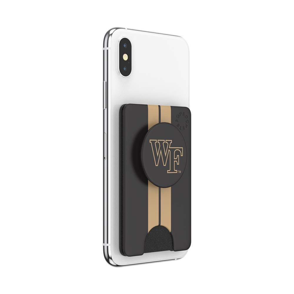 slide 4 of 4, NCAA Wake Forest Demon Deacons PopSockets PopWallet+ (with PopTop), 1 ct