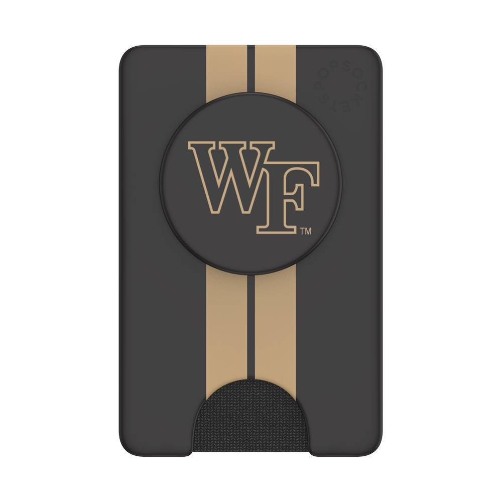 slide 1 of 4, NCAA Wake Forest Demon Deacons PopSockets PopWallet+ (with PopTop), 1 ct