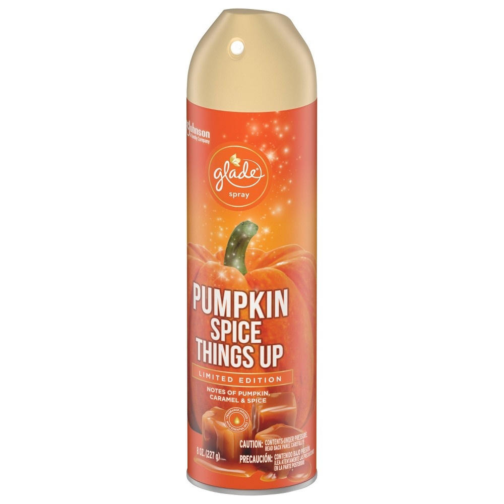 slide 3 of 4, Glade Aerosol - Pumpkin Spice Things Up, 8 oz