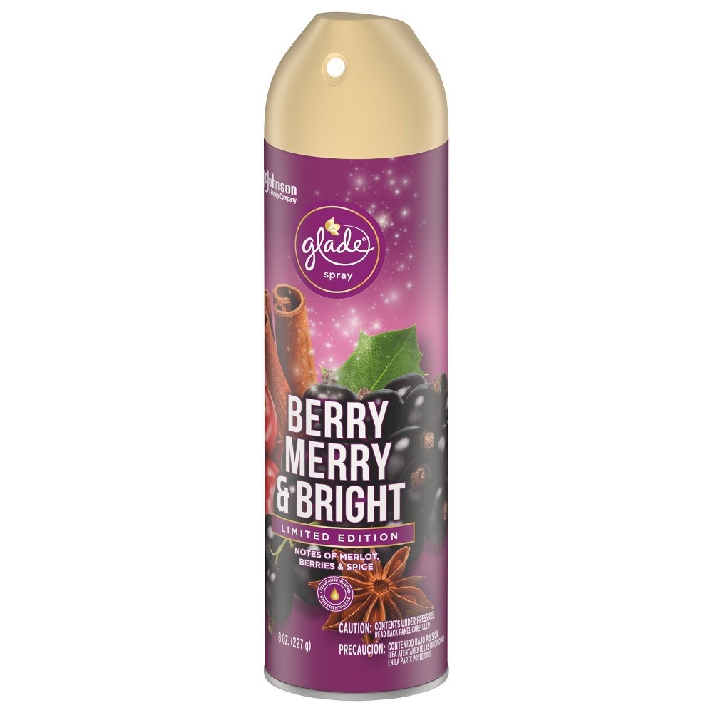 slide 3 of 5, Glade Room Spray Berry Merry & Bright, 8 oz