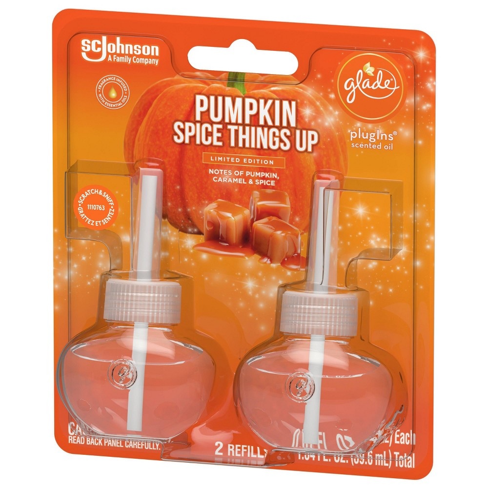 slide 3 of 4, Glade Piso Air Freshener Refills - Pumpkin Spice Things Up, 2 ct