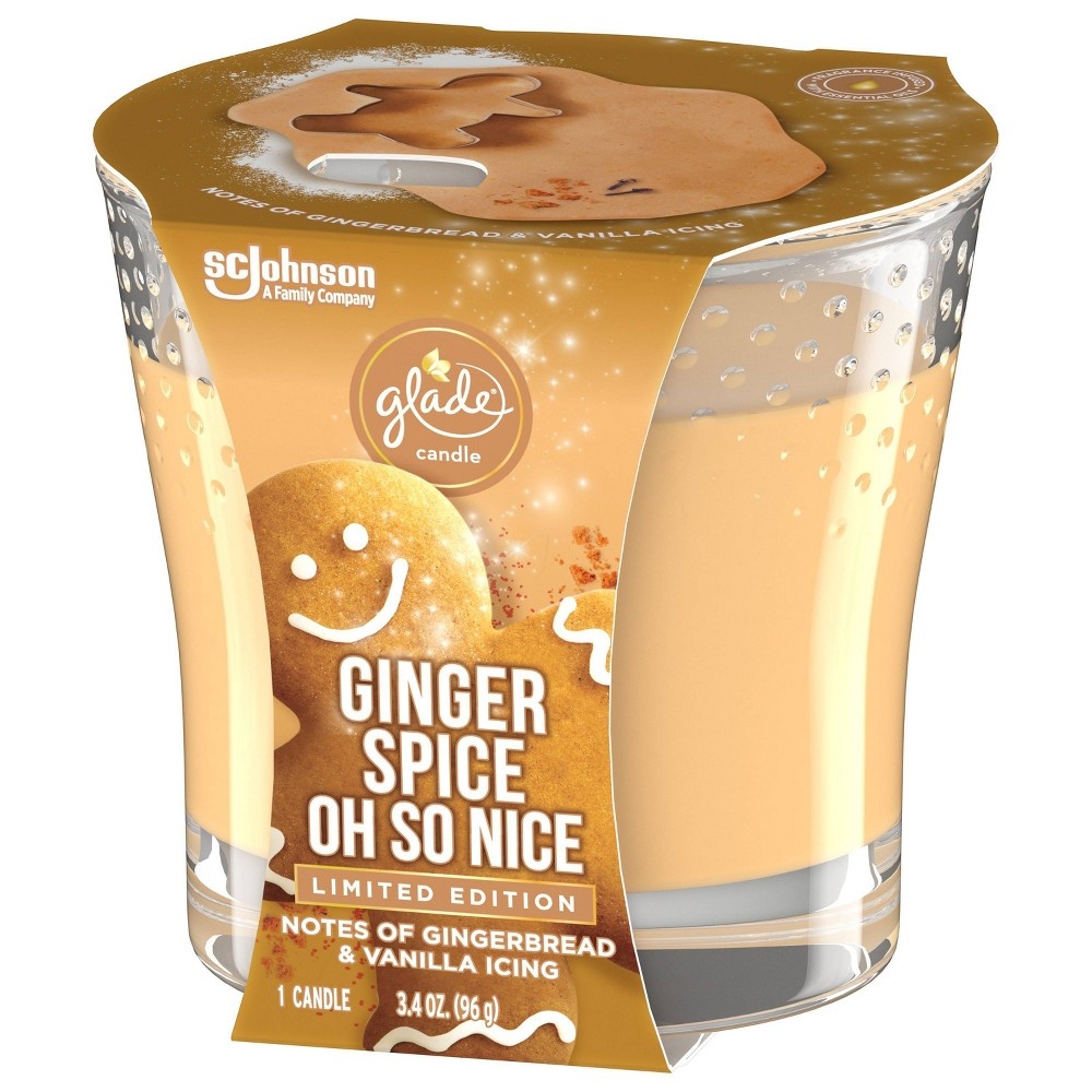 slide 3 of 5, Glade Candle - Ginger Spice Oh So Nice, 3.4 oz