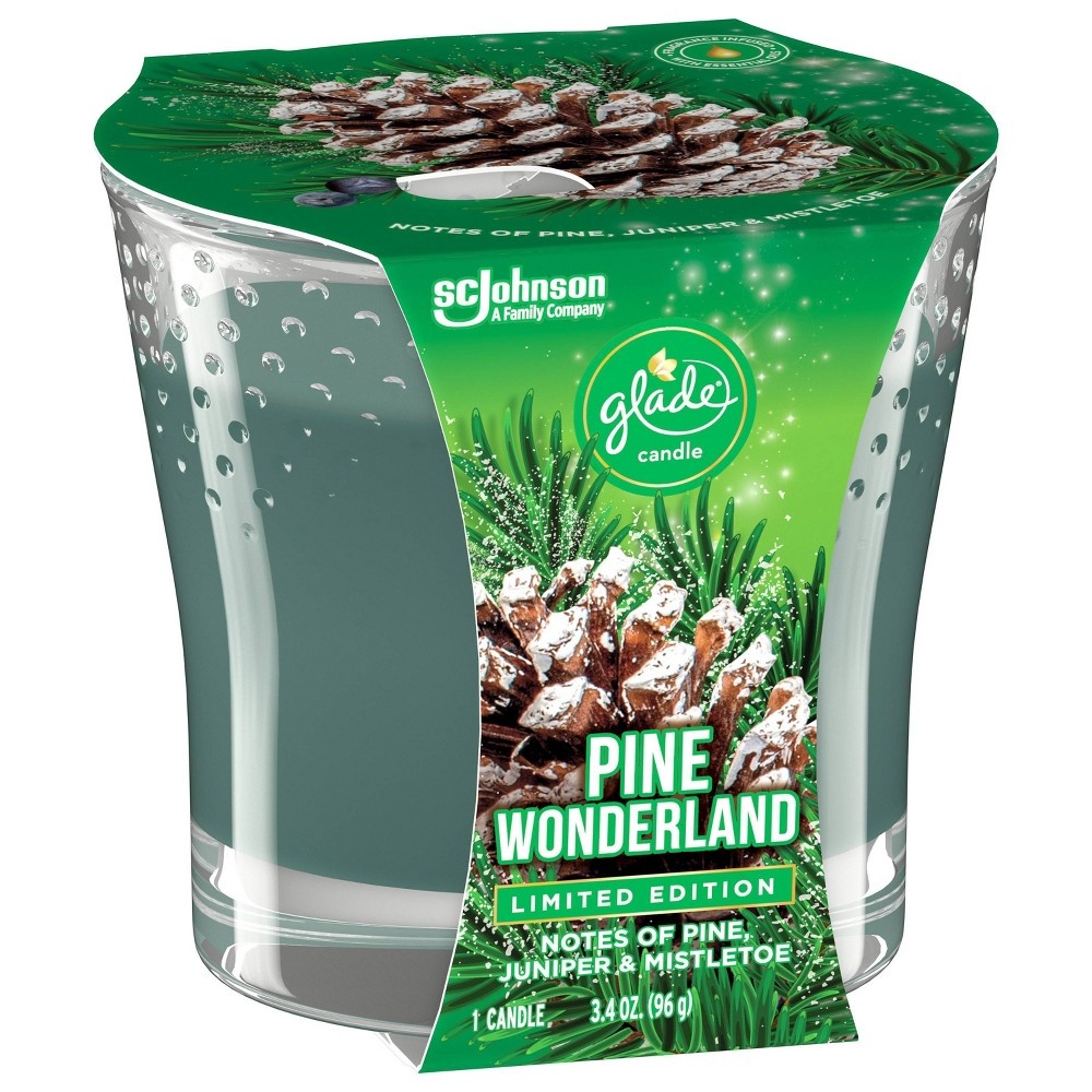 slide 4 of 5, Glade Jar Candle Pine Wonderland, 3.4 oz