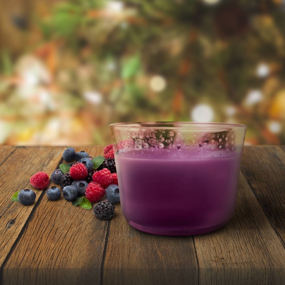 slide 5 of 5, Glade 3-Wick Candle Berry Merry & Bright, 6.8 oz