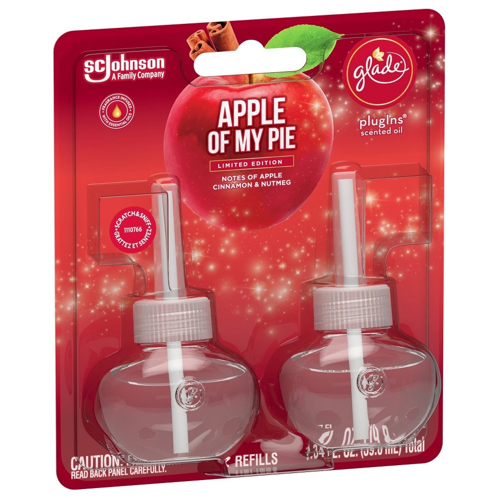 slide 4 of 4, Glade Piso Air Freshener Refills - Apple of My Pie, 2 ct