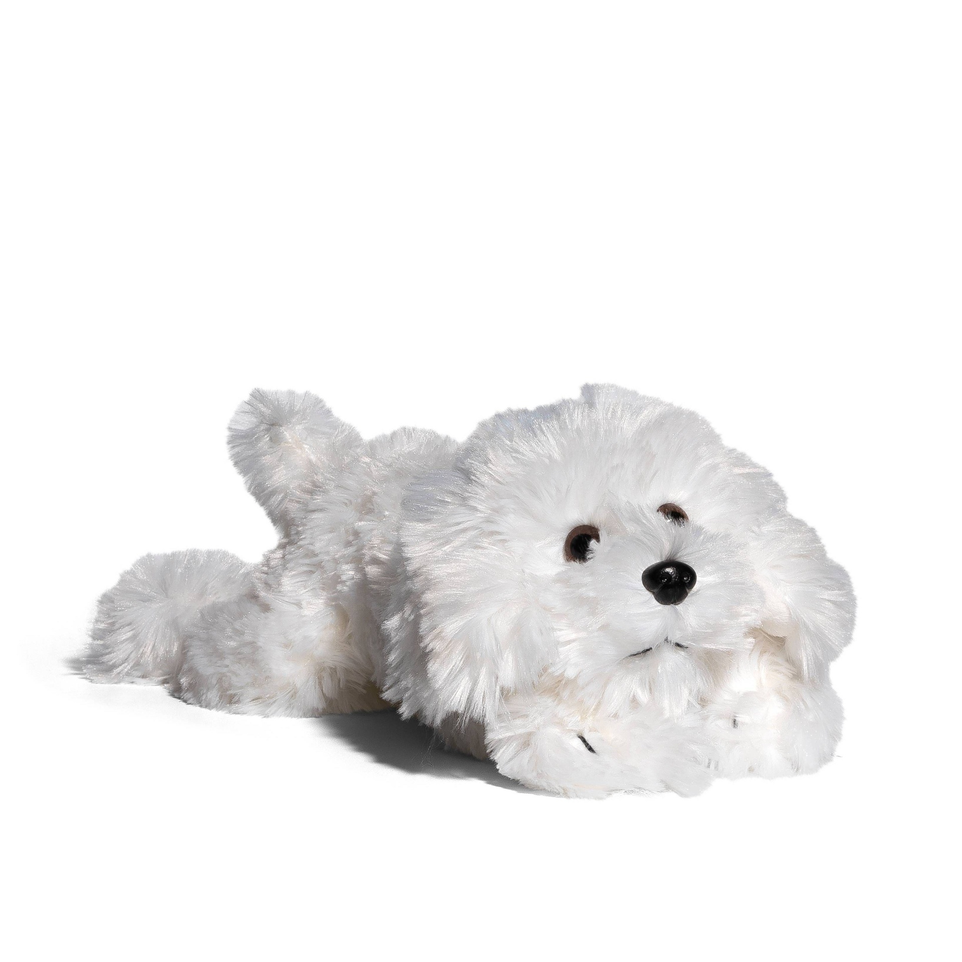 slide 1 of 4, FAO Schwarz Maltese Cuddly Ultra-Soft Fur 15" Stuffed Animal, 1 ct