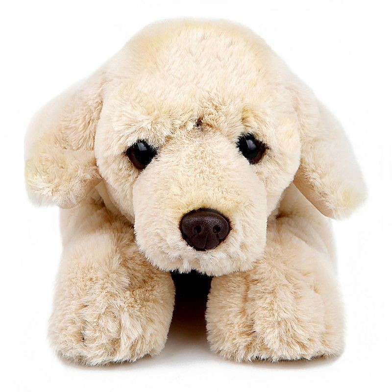 slide 4 of 5, FAO Schwarz Labrador Cuddly Ultra-Soft Fur 15" Stuffed Animal, 1 ct