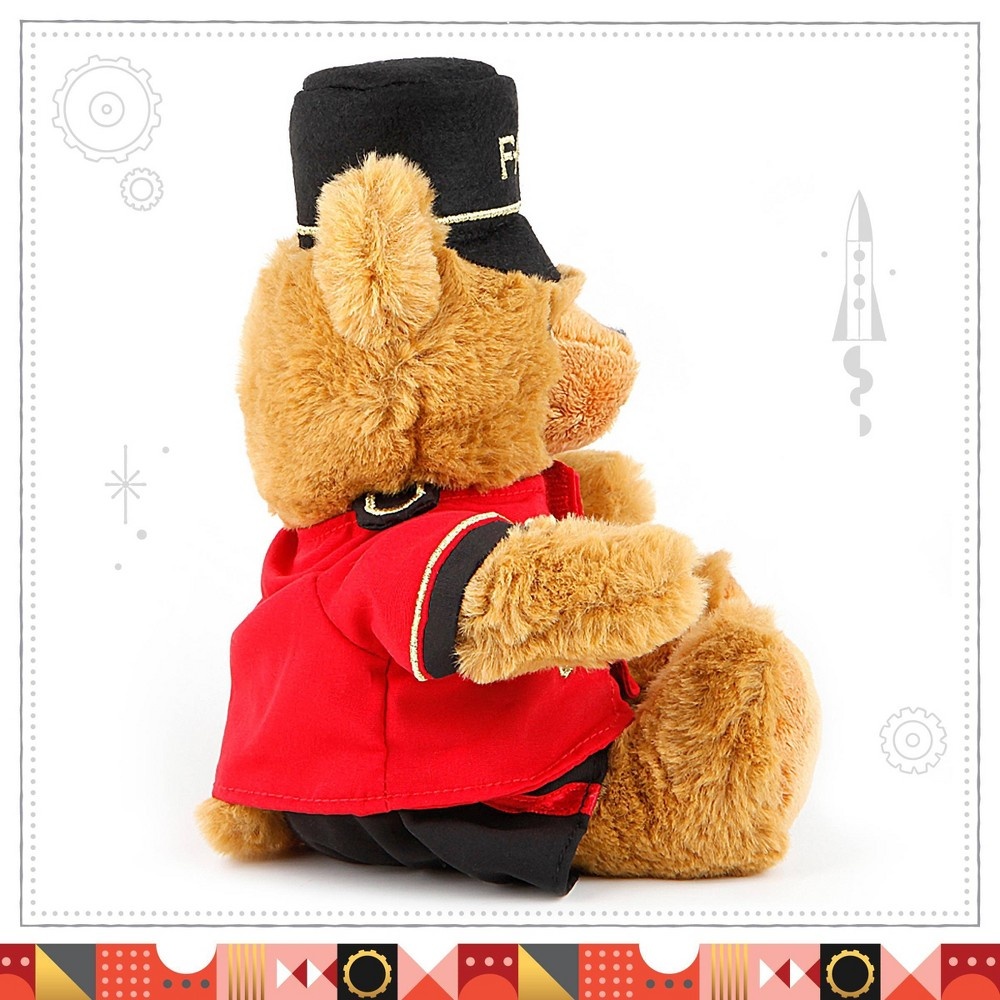 slide 2 of 4, FAO Schwarz 7"; Bear Soldier in a Bag, 1 ct