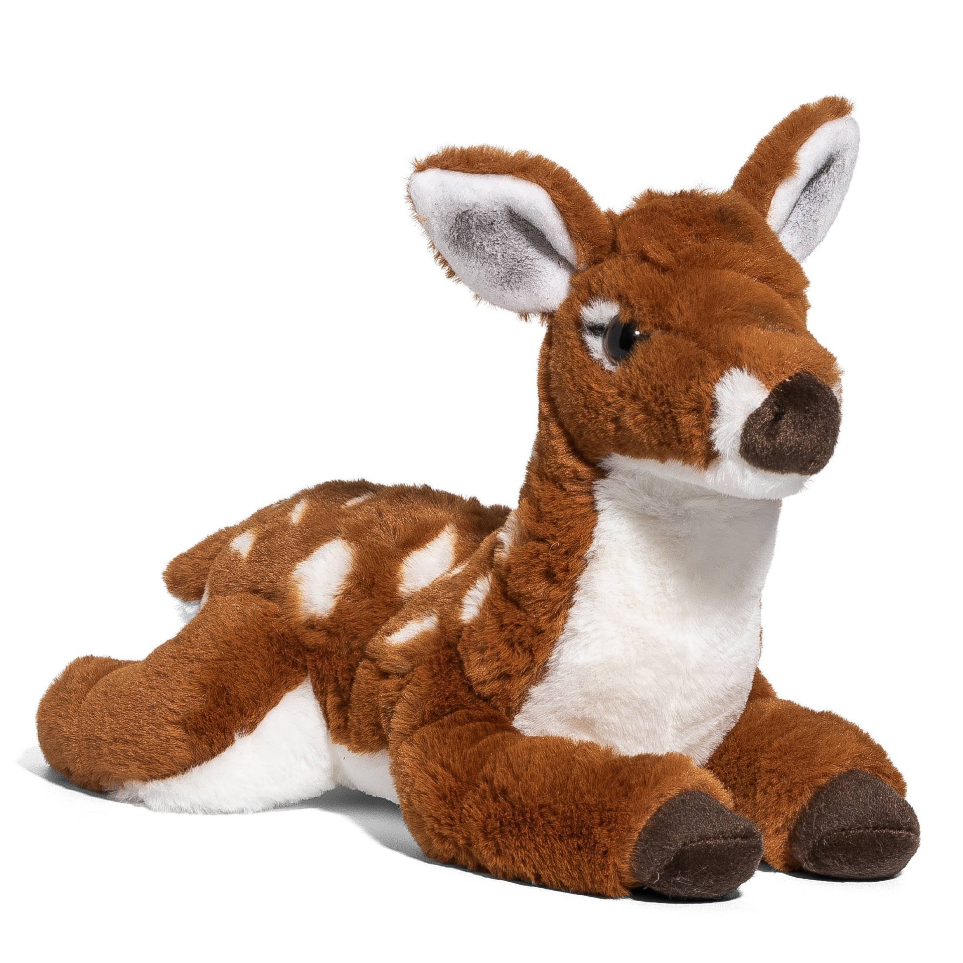 slide 1 of 8, FAO Schwarz Deer Cuddly Ultra-Soft Fur 15" Stuffed Animal, 1 ct