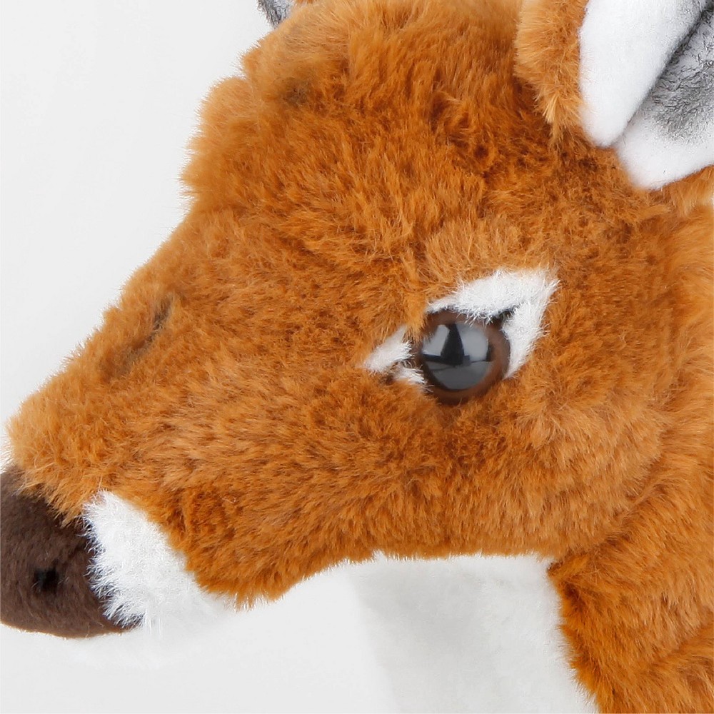 slide 5 of 8, FAO Schwarz Deer Cuddly Ultra-Soft Fur 15" Stuffed Animal, 1 ct