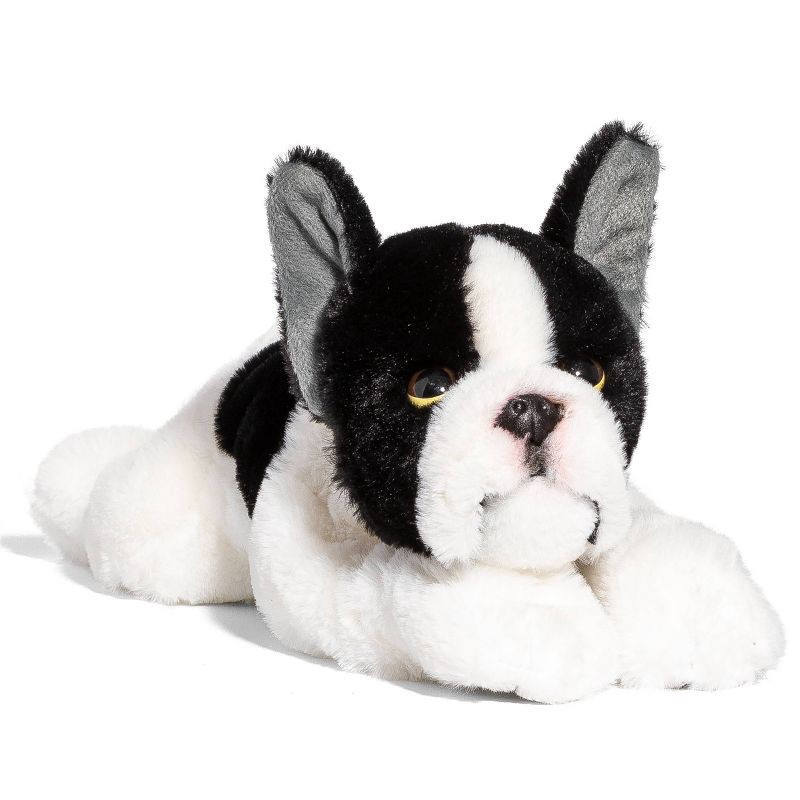 slide 1 of 7, FAO Schwarz French Bulldog Cuddly Ultra-Soft Fur 15" Stuffed Animal, 1 ct