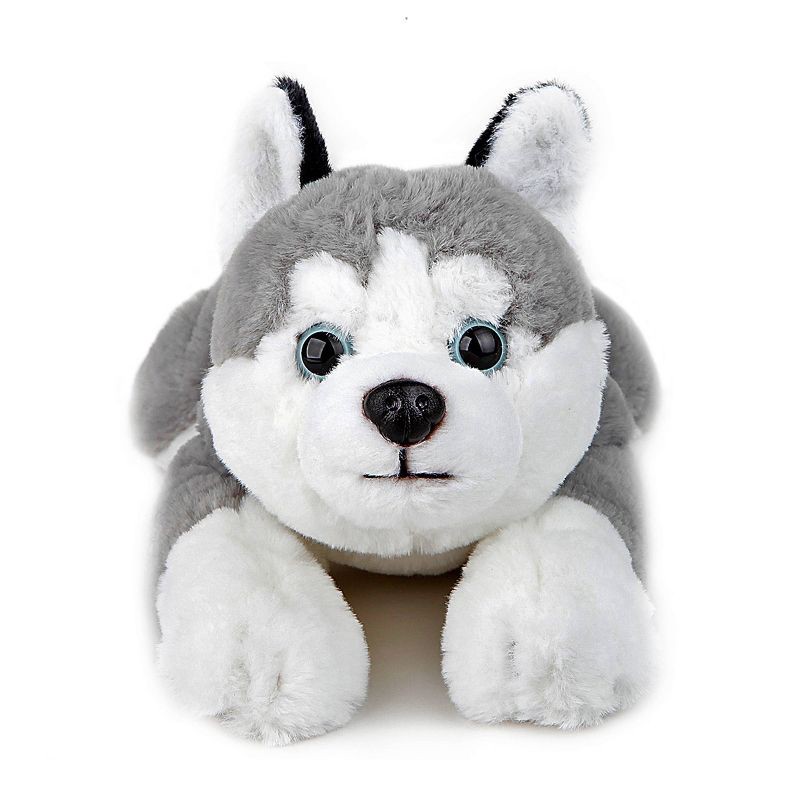 slide 4 of 5, FAO Schwarz Husky Cuddly Ultra-Soft Fur 15" Stuffed Animal, 1 ct