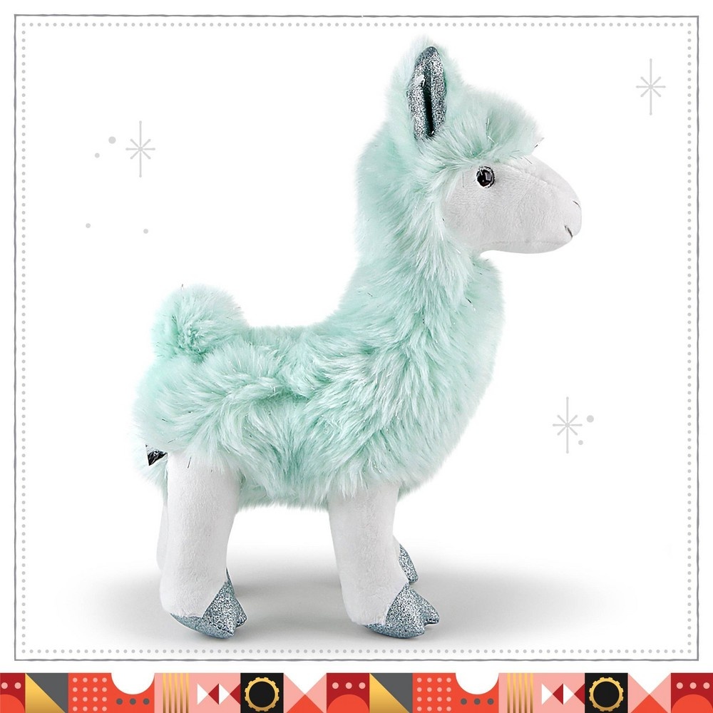 slide 4 of 4, FAO Schwarz Sparklers Toy Glitter Plush - Llama, 1 ct