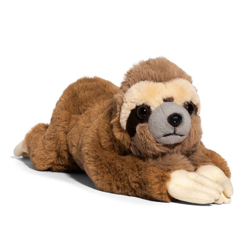 slide 1 of 8, FAO Schwarz 15" Sloth Cuddly Stuffed Animal Plush, Ultra-Soft Fur, 1 ct