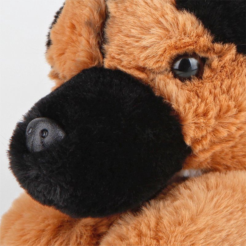 slide 5 of 6, FAO Schwarz German Shepherd Cuddly Ultra-Soft Fur 15" Stuffed Animal, 1 ct