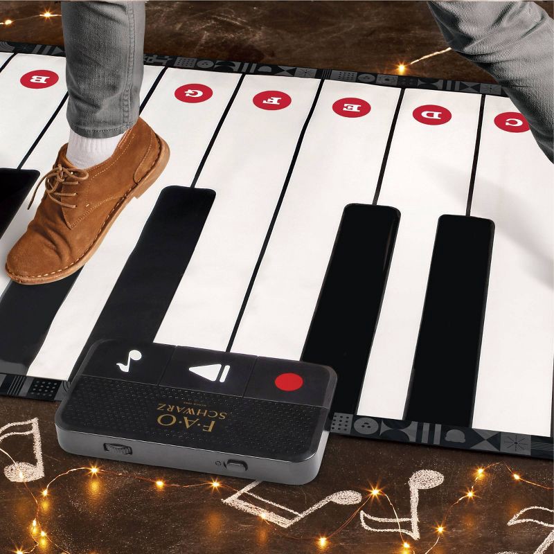 slide 3 of 6, FAO Schwarz Giant 69" Dance-On Piano Mat, 1 ct