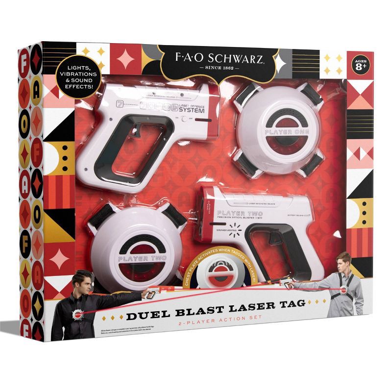 slide 4 of 5, FAO Schwarz Dual Blast Laser Tag Set, 1 ct