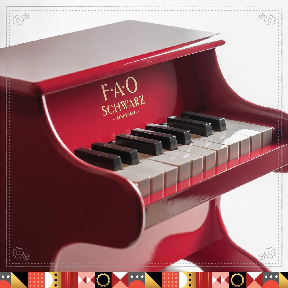 slide 4 of 6, FAO Schwarz Upright Play Piano, 1 ct