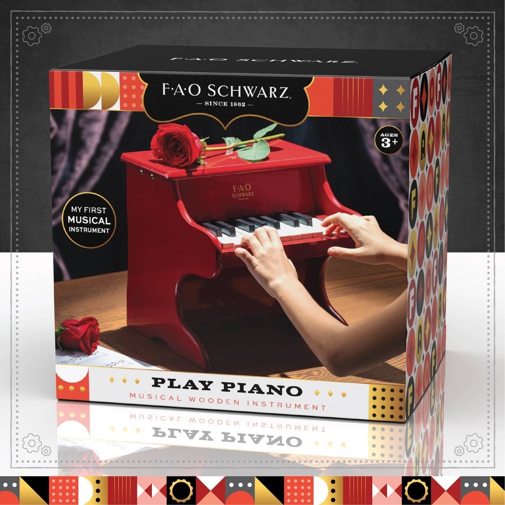 slide 5 of 6, FAO Schwarz Upright Play Piano, 1 ct