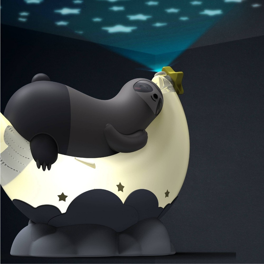 slide 7 of 7, FAO Schwarz Night Light Sound Machine with Sloth and Moon, 1 ct