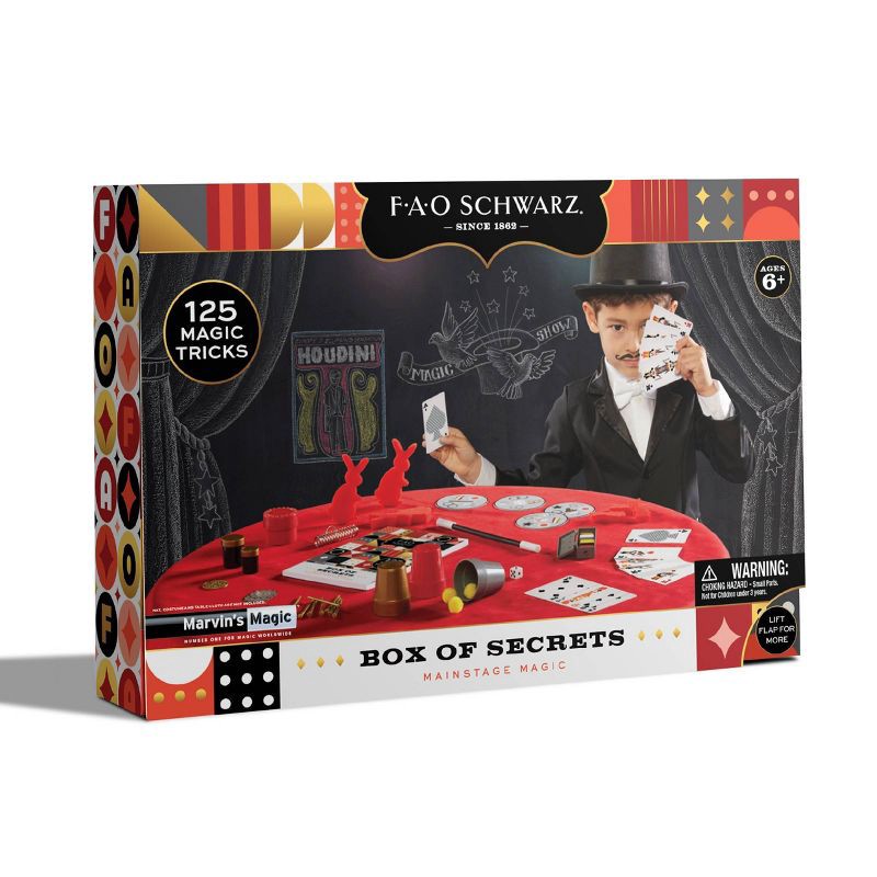 slide 3 of 7, FAO Schwarz Marvin's Magic Box Of Secrets Mainstage Kit - 125pc, 125 ct