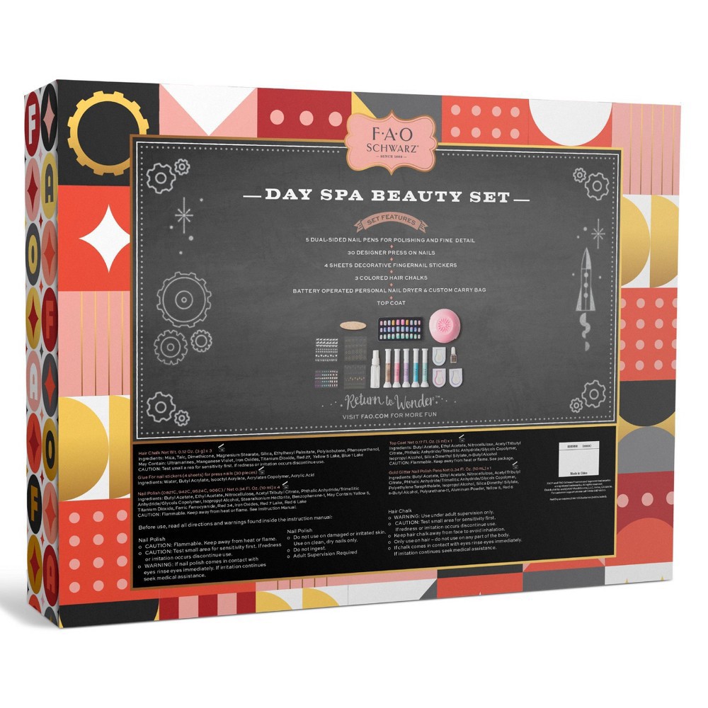 slide 5 of 8, FAO Schwarz Pampered Play Day Spa Beauty Set - 76pc, 76 ct