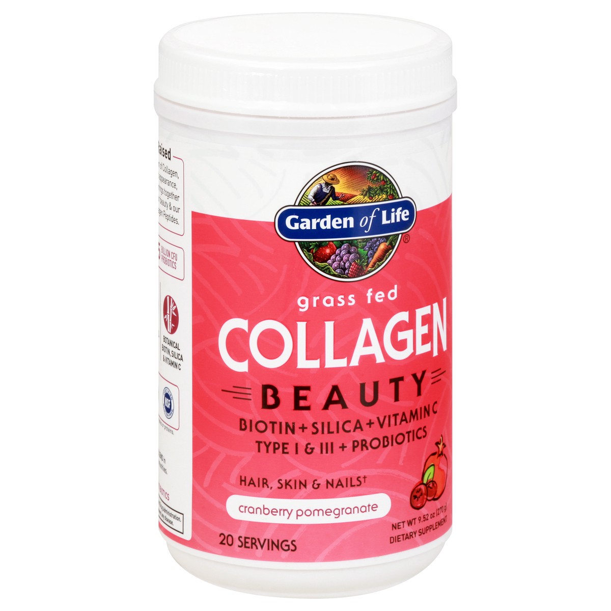 slide 2 of 9, Garden of Life Collagen Beauty Cranpom, 9.52 oz