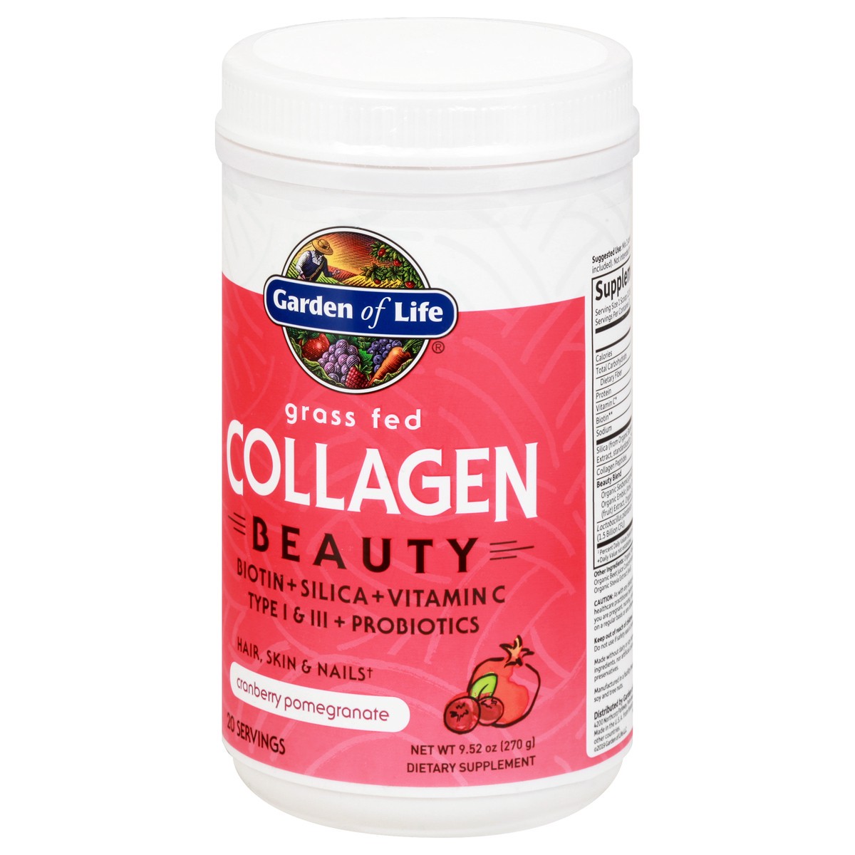slide 3 of 9, Garden of Life Collagen Beauty Cranpom, 9.52 oz