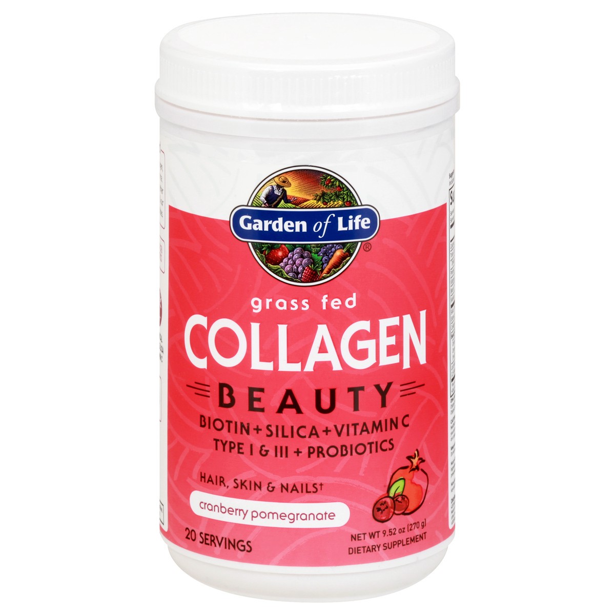 slide 1 of 9, Garden of Life Collagen Beauty Cranpom, 9.52 oz