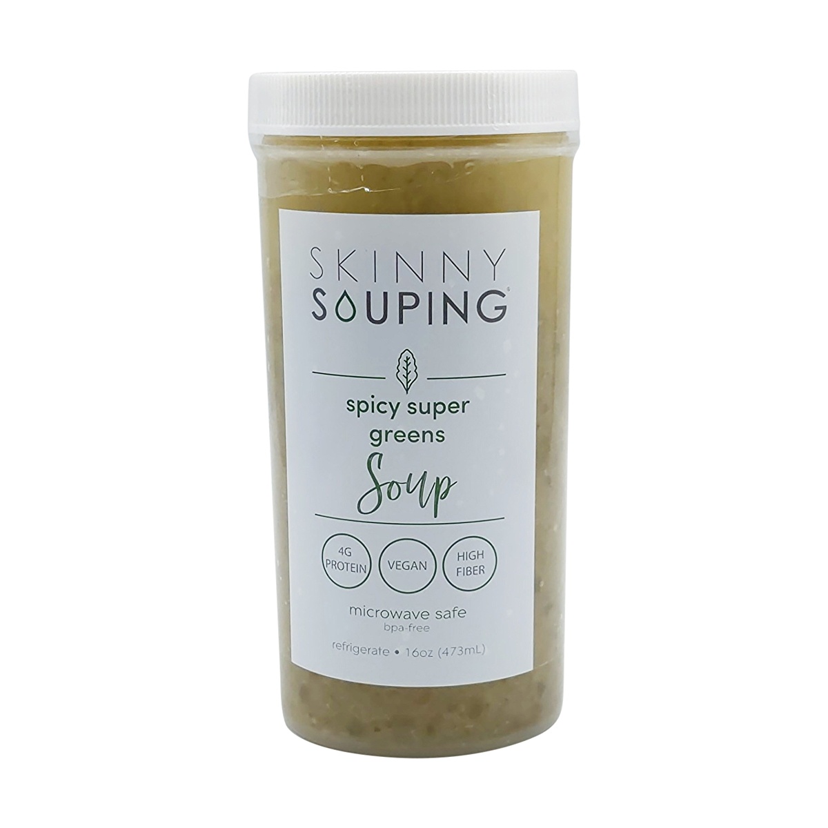 slide 1 of 1, Skinny Souping Spicy Super Greens, 16 fl oz