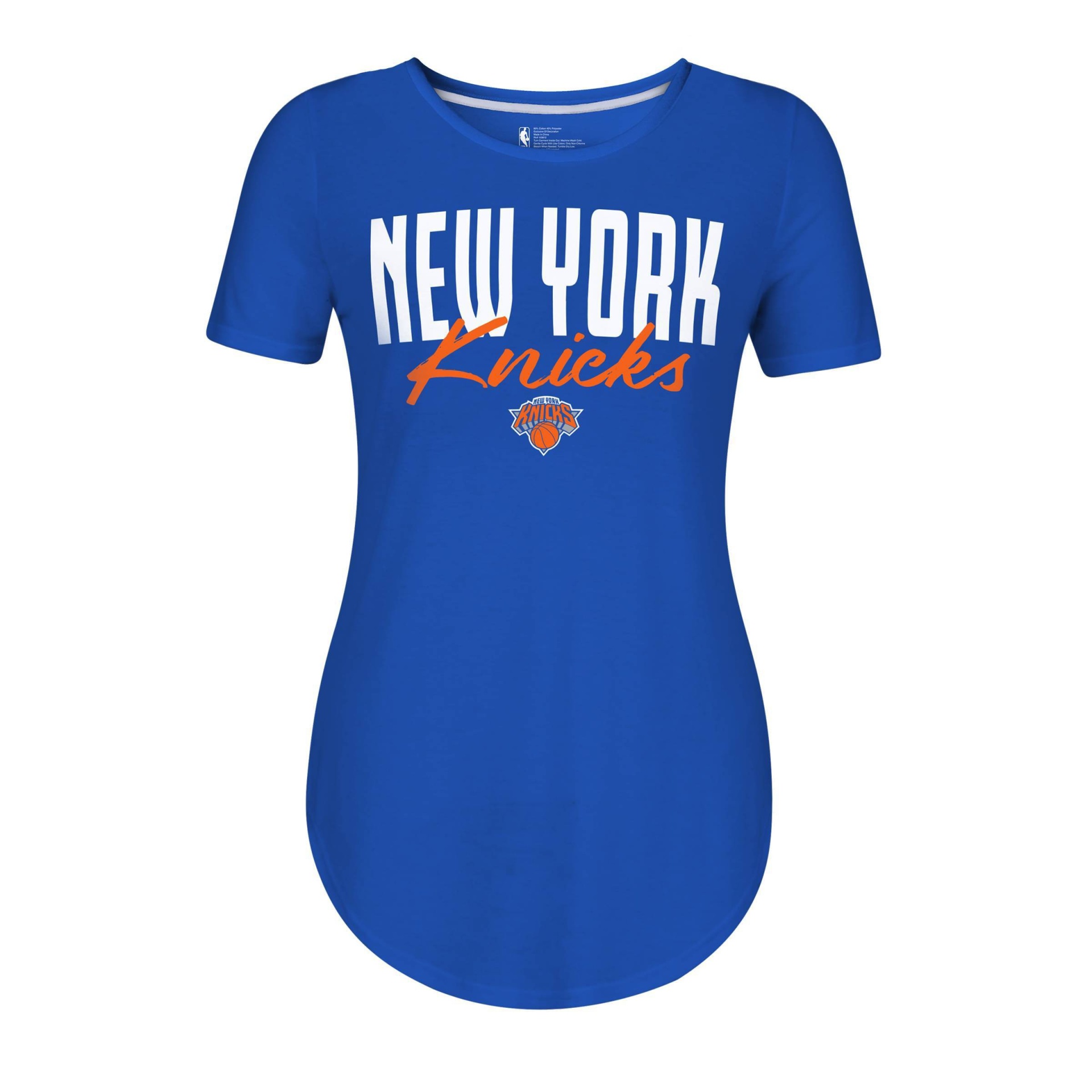 slide 1 of 2, NBA New York Knicks Women's Bold Script T-Shirt - XL, 1 ct