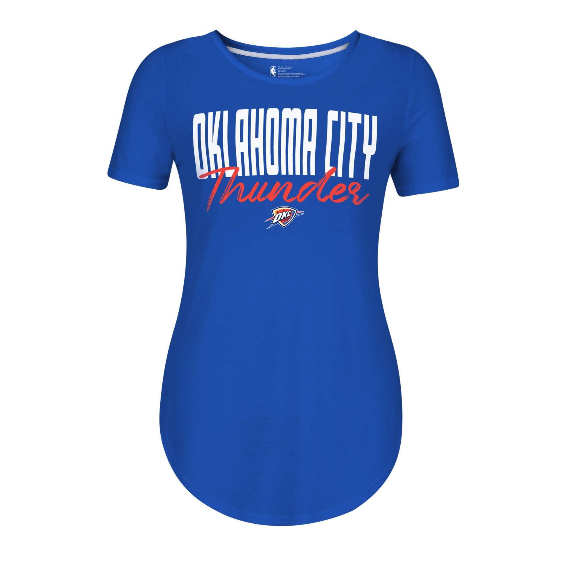 slide 1 of 2, NBA Oklahoma City Thunder Women&#39;s Bold Script T-Shirt - XL, 1 ct