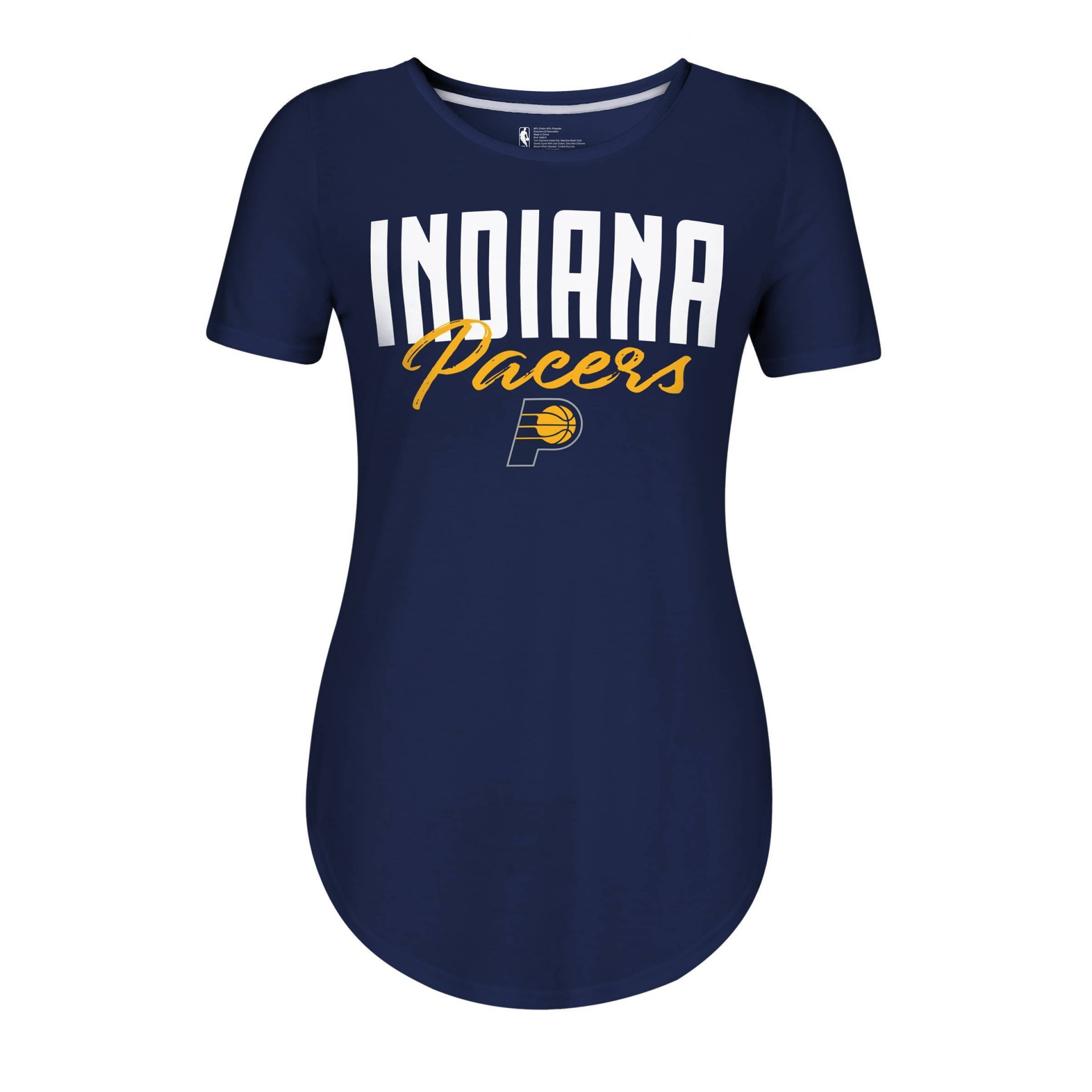 slide 1 of 2, NBA Indiana Pacers Women's Bold Script T-Shirt - XL, 1 ct