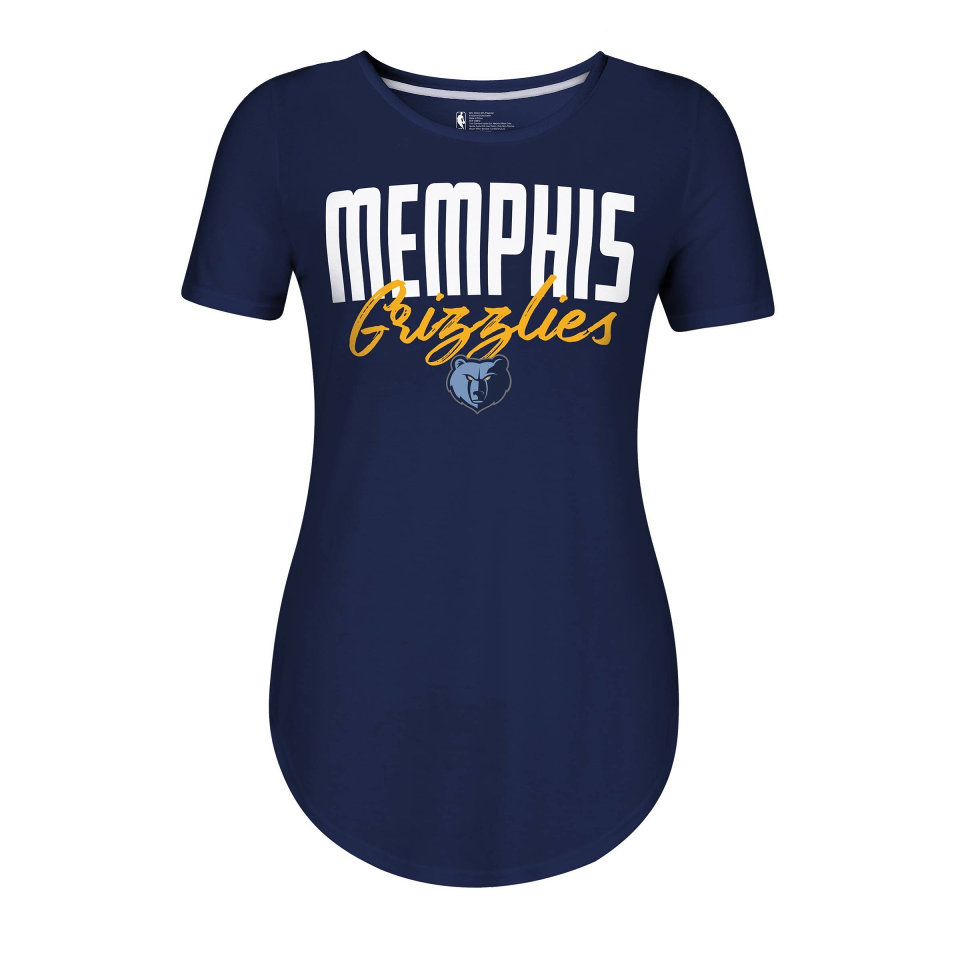 slide 1 of 2, NBA Memphis Grizzlies Women's Bold Script T-Shirt - XL, 1 ct