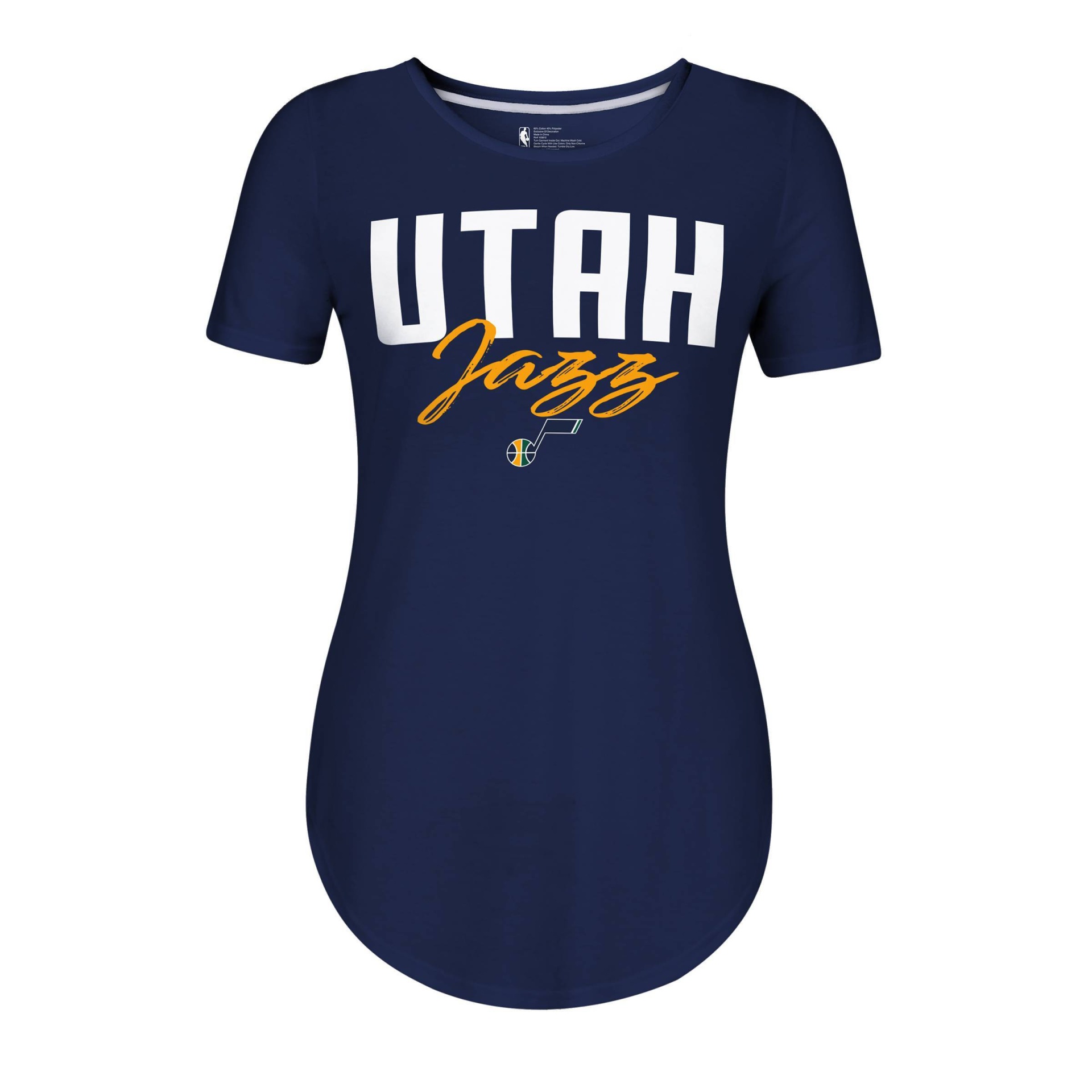 slide 1 of 2, NBA Utah Jazz Women's Bold Script T-Shirt - XL, 1 ct