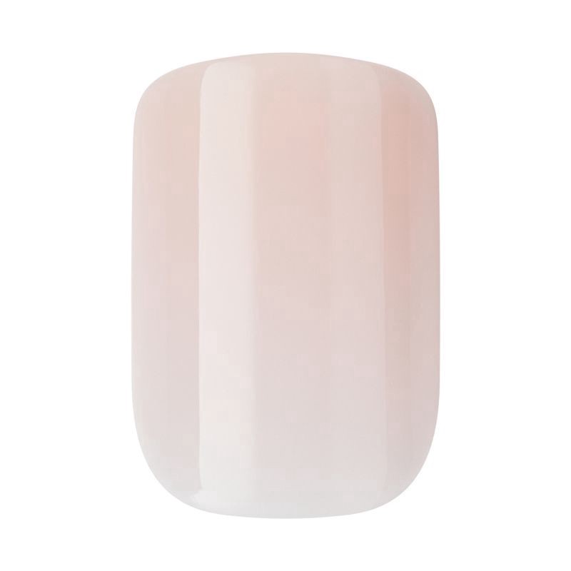 slide 2 of 6, KISS Voguish Fantasy Holiday Press-On Nails, Nude, Short Length, Square Shaped, 31 Ct., 1 ct