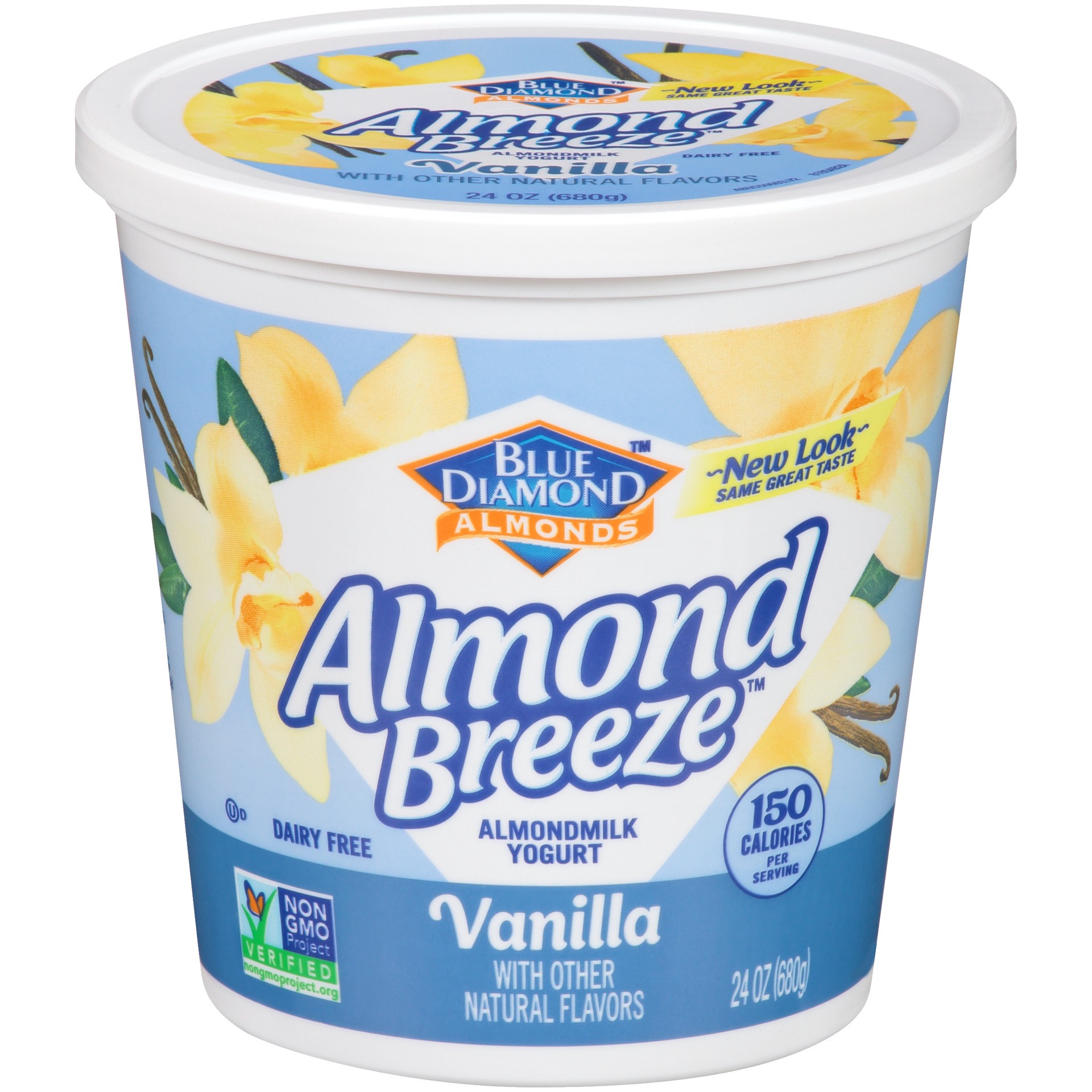 slide 1 of 10, Almond Breeze Vanilla Almondmilk Yogurt - 24oz, 24 oz