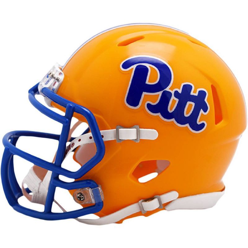 slide 3 of 3, NCAA Pitt Panthers 4.5"x5" Speed Mini Helmet: Sports Memorabilia Replica, 1 ct