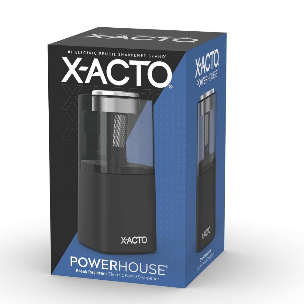 slide 9 of 10, X-ACTO Powerhouse Electric Pencil Sharpener with SafeStart Motor, 1 ct
