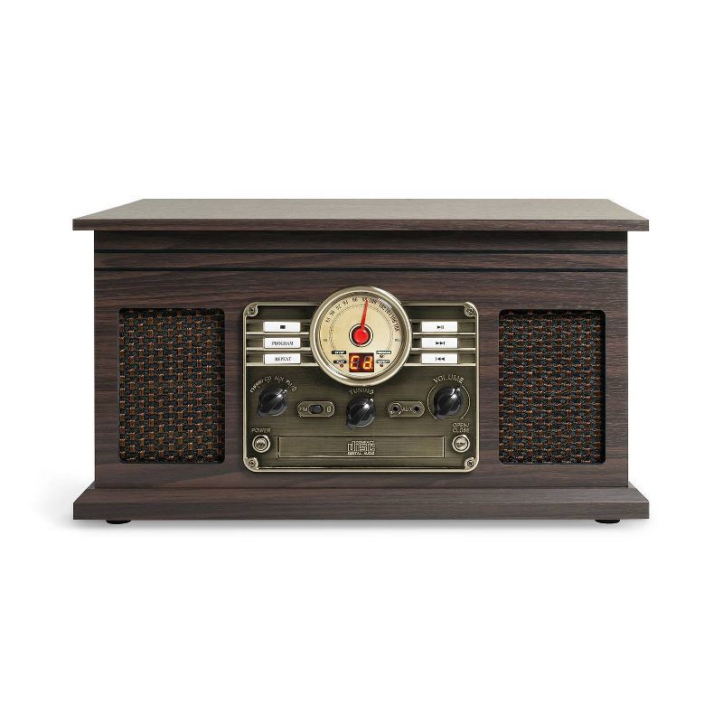 slide 3 of 6, Victrola Hawthorne 7-in-1 Record Player, 1 ct