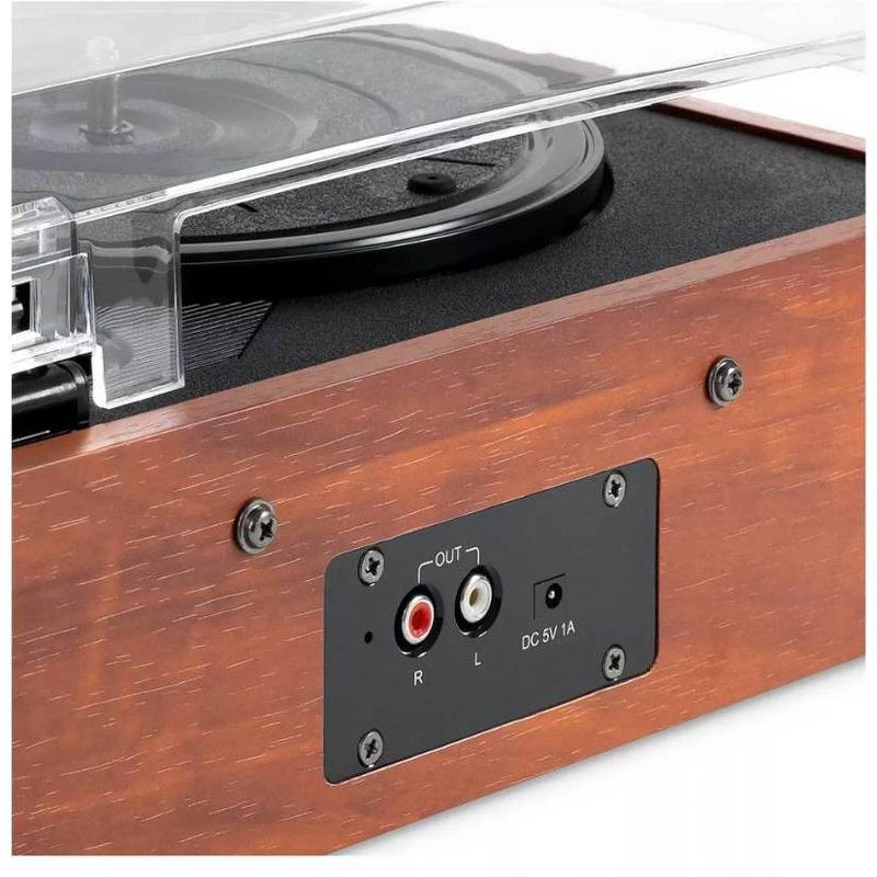 slide 7 of 12, Victrola Brighton Record Player: Bluetooth, 3-Speed Turntable with Dust Cover, 1 ct