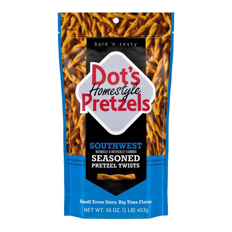 slide 1 of 5, Dot's Homestyle Pretzels Southwest Twists - 16oz, 16 oz