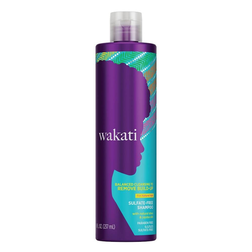 slide 1 of 7, Wakati Sulfate Free Shampoo, 8 fl oz