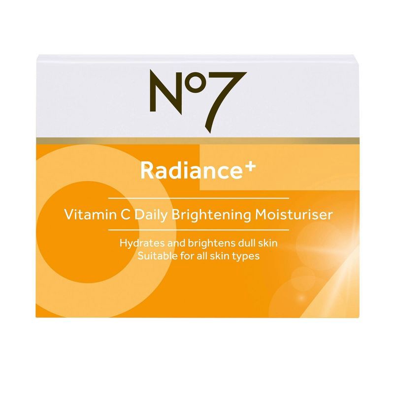 slide 2 of 8, No7 Radiance+ Vitamin C Daily Brightening Moisturizer - 1.69 fl oz, 1.69 fl oz