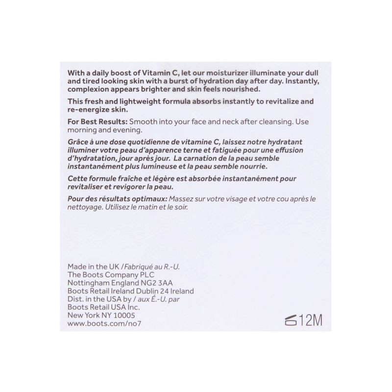 slide 4 of 8, No7 Radiance+ Vitamin C Daily Brightening Moisturizer - 1.69 fl oz, 1.69 fl oz