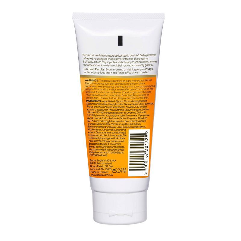 slide 2 of 9, No7 Radiance+ Daily Energizing Exfoliating Cleanser - 3.38 fl oz, 3.3 fl oz