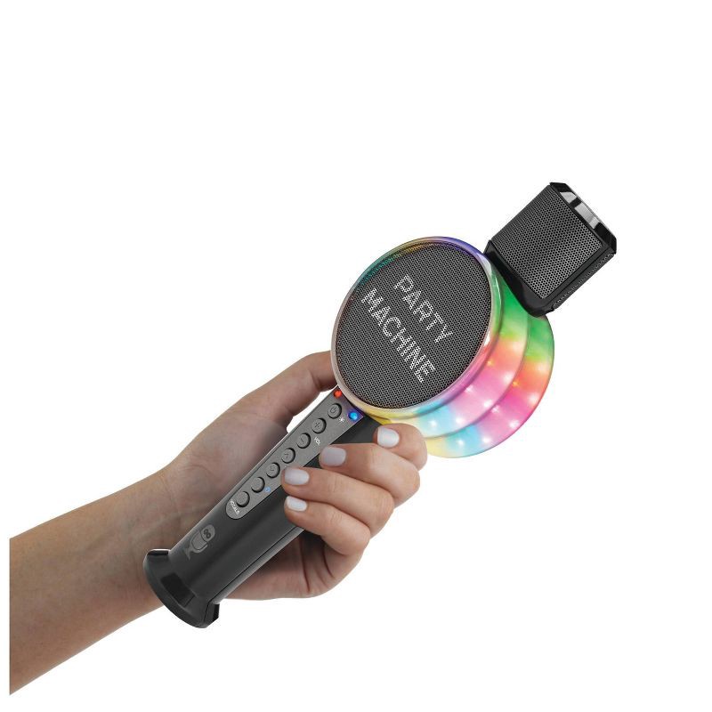 slide 3 of 5, Singing Machine Party Machine Microphone - Black, 1 ct