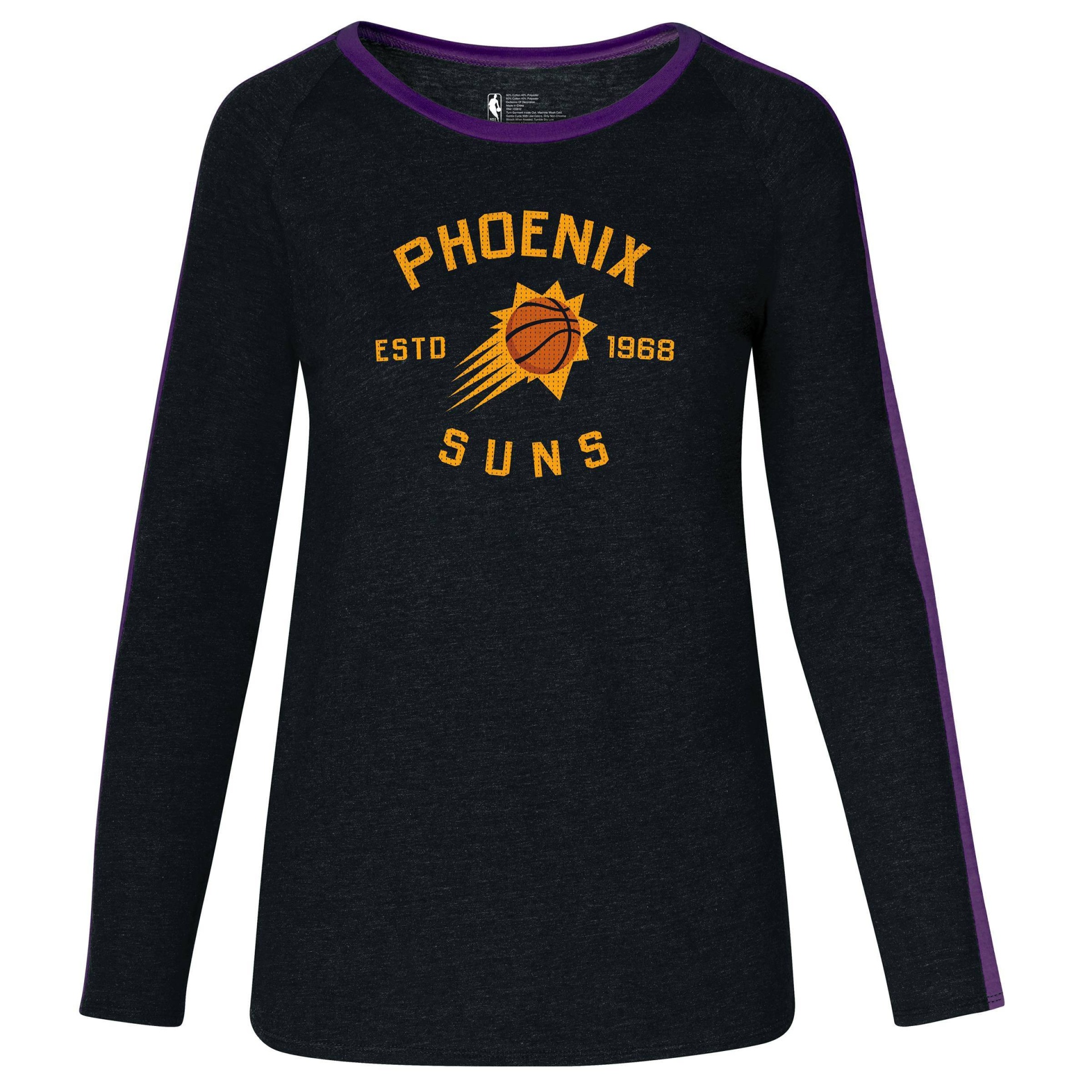 slide 1 of 3, NBA Phoenix Suns Women's Team Shoulder Stripe Sweatshirt - XL, 1 ct