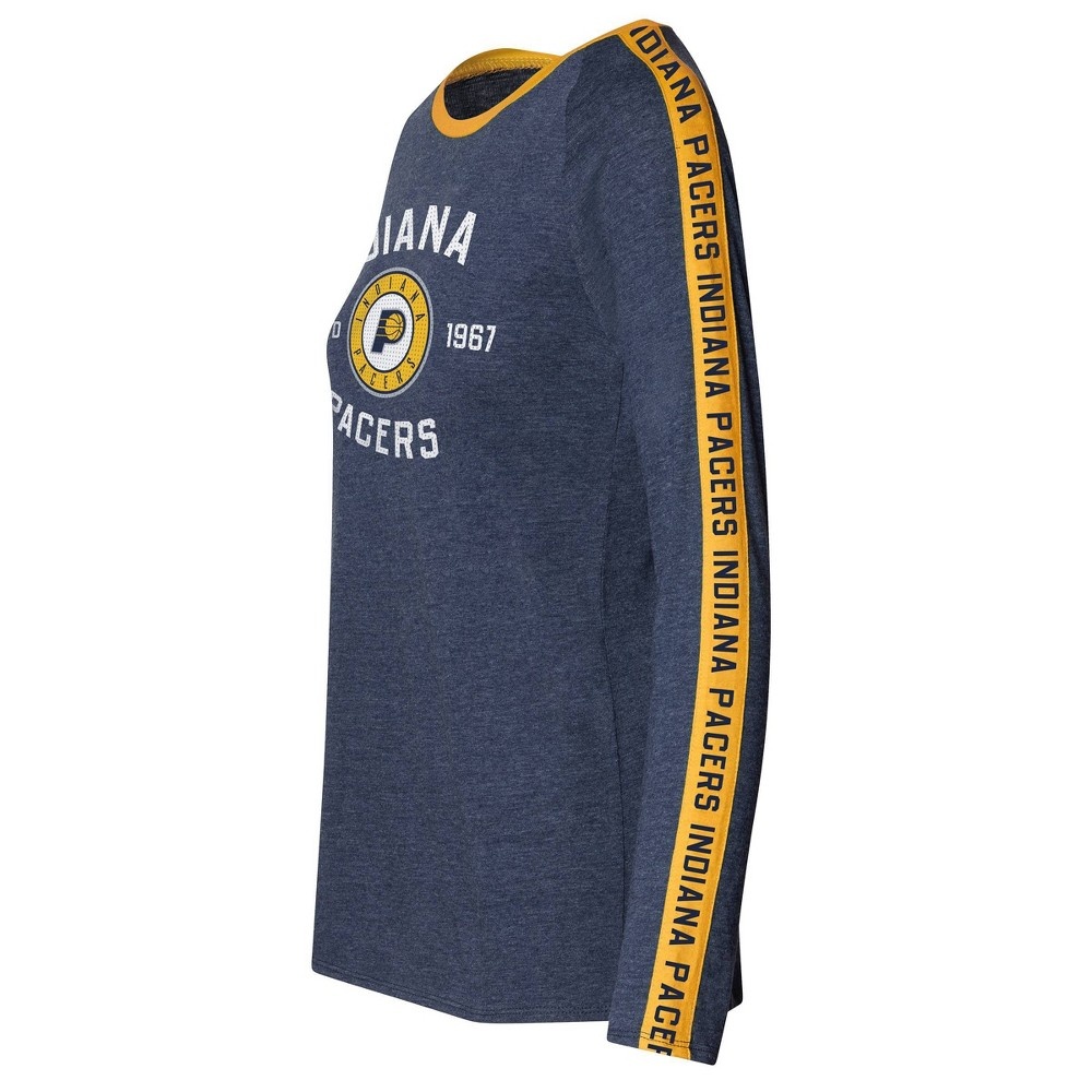 slide 2 of 3, NBA Indiana Pacers Women's Team Shoulder Stripe Sweatshirt - XL, 1 ct